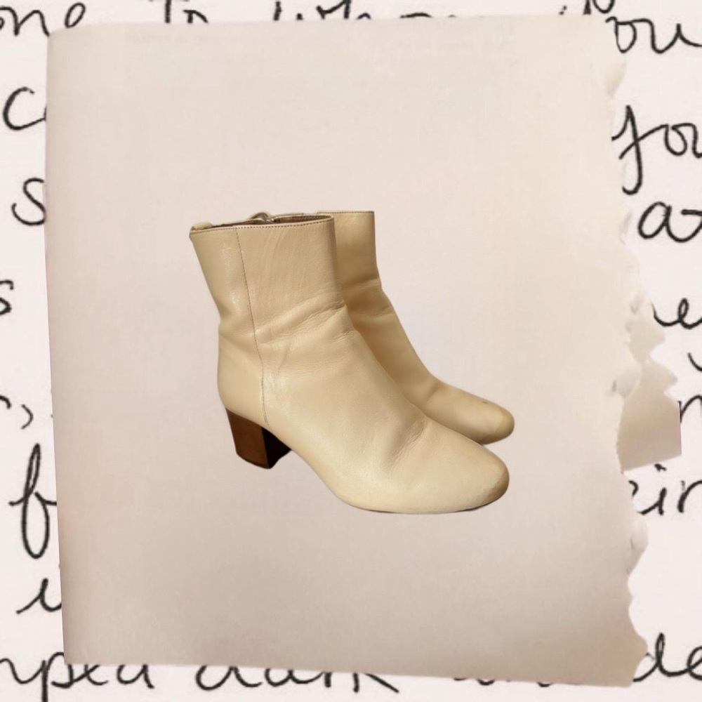 authentic isabel marant étoile deyis buffalo leather ankle boots